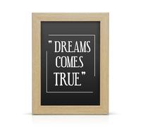 12"x8" Oak Wood Effect Photo Frame, Poster size Picture Frames For Wall Mount/freestanding