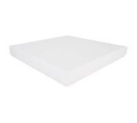 12 XL White Jewellery Gift Boxes with Lid, 165x165x20mm | for Necklaces, Statement Pendants & Gift Sets, Shallow Depth | Eco Kraft Paper, with Anti-Tarnish Insert | FSC Certified