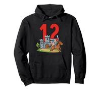 12 Year Old Kids Birthday Warrior Boy Medieval Knight Pullover Hoodie