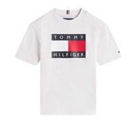 (12 Years, Light Grey) Tommy Hilfiger Childrens/Kids Heritage Flag Logo Regular T-Shirt