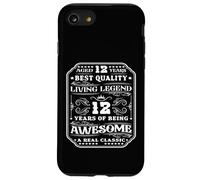 12 Years Of Being Awesome 12 Years 12 Birthday Man Case for iPhone SE (2020) / 7/8