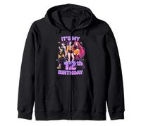 12 Years Old Birthday K pop Kids 12th Bday Girls K-pop Zip Hoodie