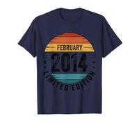 12 Years Old February 2014 Retro Vintage 12th Birthday Boys T-Shirt