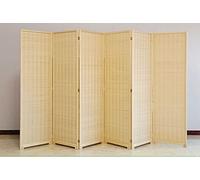120 180 cm Ultra High Bamboo Room Divider Screen Retractable Privacy Partition for Changing Clothes Balcony & Garage Japanese Chinese Style Space Divider Wall
