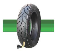 120/70-11 Motorcycle Tire, 120-70-11 Tubeless Front Rear Replacement with High Grip Street Tread 120 70 11 Wear-Resistant Rubber 56L Load