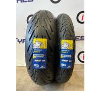 120 70 17 & 190 50 17 MICHELIN ROAD 5 TL 2CT MOTORCYCLE TYRES MATCHED PAIR