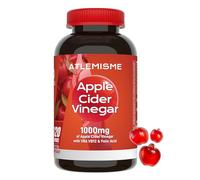 120 Apple Cider Vinegar Gummies (1000mg ACV), 2 Months Supply Vegan ACV Gummies with Natural Ingredients, Non-GMO, Gluten-Free, Gelatin-Free, Vitamin B12, B6, Folic Acid, Supports Energy Metabolism