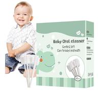 120 Baby Tongue Cleaner - Flexible Baby Oral Cleaners, Newborns Mouth Cleaner with Paper Handle | infantt Upgrade Gum Cleaner, Soft Baby Tongue Scraper, Oral Cleaner for Babies and Infa