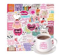 120 Book Stickers for Kindles Adult | Smutty Bookish Sticker Pack for Readers | Pink Book Stickers Cute Graffiti Bookish Stickers Funny Book Stickers Reading Decals Aesthetic Stickers