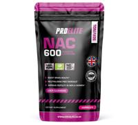 Pure NAC N Acetyl Cysteine 600mg, 120 Capsules Vegan Amino Acid L-Cysteine Supplement, Replenishes Antioxidant Glutathione Made in UK by PROELITE