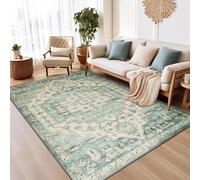 (120 cm x 170 cm (4ft x 5ft 8")- Small Area Rug/Carpet., EMBER/GREEN CREAM- CASHMERE RUG) Large Traditional Rugs Living Room Carpet Door Mat