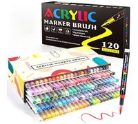 120 Colours Acrylic Paint Pens Set