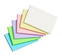 120 Count Index Cards 5x8 Colored Ruled 5 by 8 Index Flash Cards for Studying, Colored Lined Index Note Cards 5 x 8 Cards, Notecards 5x8 Lined Index Cards Ruled 5 x 8" Flashcards, 6 Assorted Colors