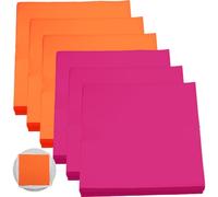 120 Count Paper Napkins Rose Red & Orange 13x13 Inch Non-Slip Disposable Napkins for Party, Wedding, Dinner, Cocktail