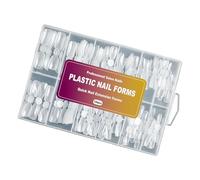 120 Count Studio Grade Unguis Designs ABS Polystyrene Transfers for Damage Complimentary Expansions and Secure Adhesion Continuous Unguis Extension Cast with Curvilinear Plan