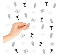 120 Death to My 20s Confetti, Rip 20s Birthday Table Confetti, Martini/Tombstone Paper Scatters, Gothic Death to My Twenties Party Table Decoration