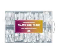 120 Divisions Recyclable Unguis Designs with Curvilinear Plan Professional ABS Transfers for Natural Searching Advice Continuous Unguis Extension Cast with Curvilinear Plan