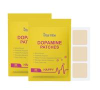 120 Dopamine & Mood Patches - Anxiety, Stress, Mood - Plant-Based Formula with Rhodiola, Mucuna Pruiens and Lion's Mane Mushroom - Mood Boost & Positivity Support for Men and Women