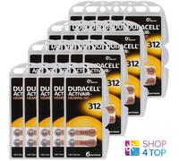 120 DURACELL ACTIVAIR 312 HEARING AID BATTERIES ZINC AIR 1.45V MERCURY FREE NEW