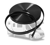 120 FT RV Trim Molding Insert, 1" Black Vinyl Screw Cover for Camper, Travel Trailer & Motorhome - Heavy Duty Replacement Molding Strip, UV Resistant & Flexible