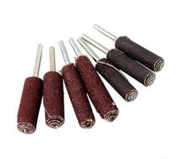 120 Grit Sandpaper Grinding Head Compatible with Straight Grinders, Hand Drills, and Pneumatic Drills, Suitable for Deep Hole and Irregular Polishing (3×10×30mm)