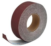 120 Grit Sandpaper Roll, 5cm x24m Continuous Abrasive Sand Paper Ready to Cut Emery Cloth Roll for Drum Sander Woodworking Automotive Metal Sanding