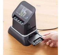 120 High Resolution Film Scanner, 4.3" LCD Film Slide Scanner, 1080p Digital FilmConverter, Convert 35mm, 135,126,127 Negative & Slides To Digital Jpeg, Supports Image Preview, Playback & Editing