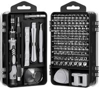 120 in 1 Precision Screwdriver Kit - Professional Set with Magnetic Tips, 360° Rotating Head, Telescopic Extension and Compact Case for Mobiles, Laptops, Consoles and Electronics