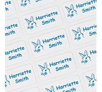 120 Just Stick Clothing Name Tags Labels - No Sew or Iron School Uniforms, Nursery, Daycare, & Care Home Clothing