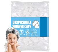 120 Large Disposable Shower Caps Unisex Plastic Hair Caps for Deep Conditioning Shower Cap Reusable Waterproof for Women Men Hair Treatment Bath Cap for Long Hair Travel Essentials