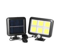 120 LED COB Camping Light Solar Lamp Waterproof Sunlight Wall Lantern Outdoor Garden Patio