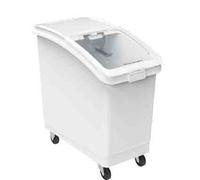 120 Litre Food Material storage Ingredient Bin - White by Chabrias Ltd