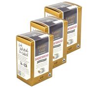 120 Luxury Gold Shortbread Flavoured Teabags, Buttery Shortbread Biscuit Taste, Premium Quality Tea, (3 x 40pk)