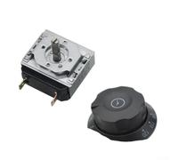 120-Minute Steamed Rice Cart Timer Featuring Mechanical For Dial Knob Control and Audible Bell Notification System (B)