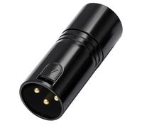 120 Ohm 3-Pin XLR/DMX Terminator 3Pin XLR Terminator Connector 3 Pin XLR Male Microphone Cable Connectors for Lighting and Audio Systems Signal Integrity