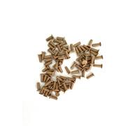 120 Pack Hole Plugs for IKEA Billy Bookshelf Hole Plugs Pack Cover Caps White Wardrobe Half Size Black Billy Book Shelf 3.5mm Plugs Works with Lommarp Platsa Aurdal Hauga (Oak)