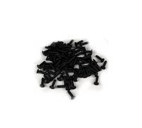 120 Pack Hole Plugs for IKEA Billy Bookshelf Hole Plugs Pack Cover Caps White Wardrobe Half Size Black Billy Book Shelf 3.5mm Plugs Works with Lommarp Platsa Aurdal Hauga (Black)