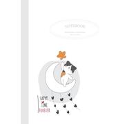 120-Page Lined Notebook, Adorable Cat in Space: 8.5" x 11" Fun Space-Themed Cat Illustration - Perfect for Taking Notes, Journaling, Sketching, School or Everyday Inspiration!