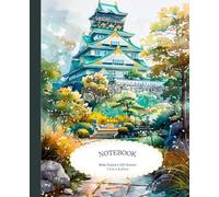 120-Page Lined Notebook, Japanese Castle & Garden: 7.5" x 9.25" Cultural & Peaceful Scene - Perfect for Writing, Sketching & Inspiration