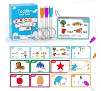 120 PCS, 236 Pictures Alphabet Flash Cards for Toddlers 2-8 Years, Toddler Flash Cards, Phonics Words, With Animals, Fruits, Vegetables, Numbers, Phonics, Alphabet, Drawing, Writing