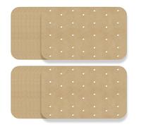 120 Pcs Air Fryer Liners Compatible with Ninja Foodi Dual Air Fryer, Nonstick Perforated Parchment Paper Compatible with Ninja DZ201 DZ401（5.5 x 8 inches）