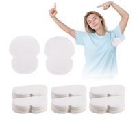 120 Pcs Armpit Sweat Pads Disposable Underarm Sweat Pads Soft Self Adhesive Sweat Pads for Women Man Anti-Sweat Absorbent Odour Blocker Keep Underarm Dry Non Visible for Shirts, T-shirt