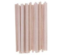 120 Pcs Balsa Wooden Sticks Wood Dowel Rods 5mm Diameter Craft Unfinished Natural 120mm Long