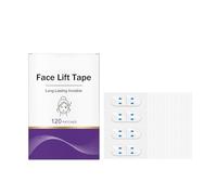 120 Pcs Breathable Face Lifting Strips Overnight Corrector Tape For Double Chin & Travel Use Invisible Patches Lift Tape For Sagging Skin Jowls Eyes