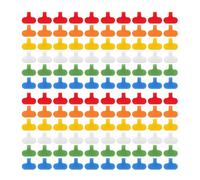 120 PCS Cable Labels Cord Multi-Color Write On Wire Tags for Management and Identification for Office Wire
