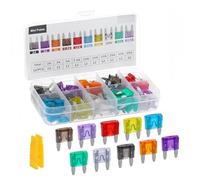 120 Pcs Car Fuses Assorted Kit,Mini Blade Fuses 2A 3A 5A 7.5A10A 15A 20A 25A 30A 35A with Storage Case & Fuse Puller,Automotive Fuse Box Accessories for Cars, Trucks, SUVs, 12V-32V Applications