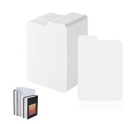 120 PCS Card Dividers, 3.8 X 2.8 Inch Card Separators Plastic White Divider Cards Trading Cards Organizer Reusable for Games Sports Supplies