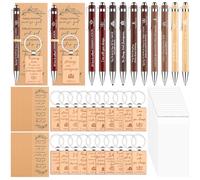 120 Pcs Christian Bible Verse Pens Gifts Bulk Religious Retractable Ballpoint Pens Keychain Bookmarks Scripture Cards for Father's Day Favors Sunday School Office Church Supplies