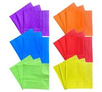 120 Pcs Colorful Cocktail Napkins Colored Dessert Napkins Restaurant Bar Napkins Luncheon Paper Napkins Wedding Birthday Party Napkins for Party Favors