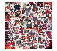 120 Pcs Cult of The Lamb Scrawl Stickers for Guitar,Bicycle,Laptop,Water Bottles,Skateboard,Computer,Lamb Cute Style Stickers Waterproof Vinyl,Graffiti Decoration for Girls Boys Children Teens